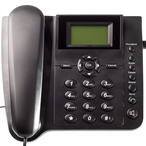 Wireless GSM Desk Phone QuadBand SIM Card Mobile Home Office Desktop Telephone 692610422008 | eBay