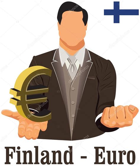 Finland national currency euro symbol euro representing money an — Stock Vector © krishnadasekm ...