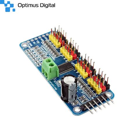 PCA9685 16-Channel PWM Controller with I2C Interface - Optimus Digital