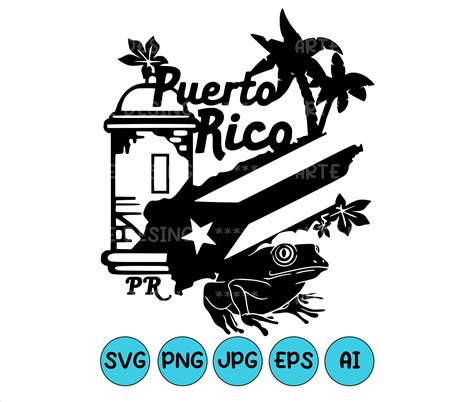 Puerto Rico Flag Svg Puerto Rico Svg Puerto Rico Clipart - Etsy