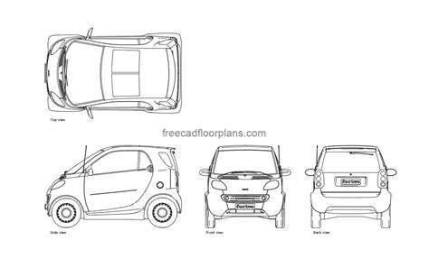 Smart Car - Free CAD Drawings