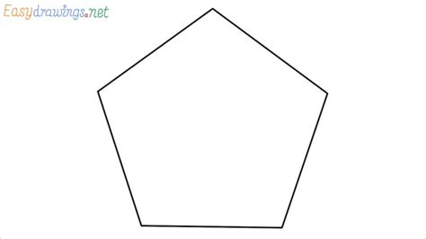 How to Draw a Pentagon step by step - [5 Easy Phase]