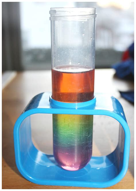 Sugar Water Density Rainbow Science Experiment