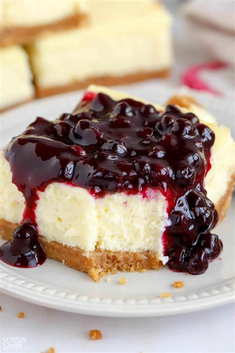 Cheesecake Bars - Celebrating Sweets