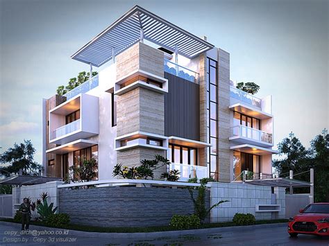 SKETCHUP FREE 3D MODEL | MODERN TWO FAMILY HOUSE by Cepy Sychev ...