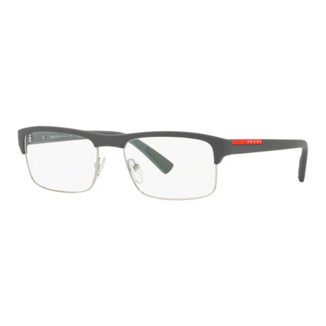 Prada // Men's Rectangle Eyeglasses // Gray - Prada & Miu Miu - Touch of Modern