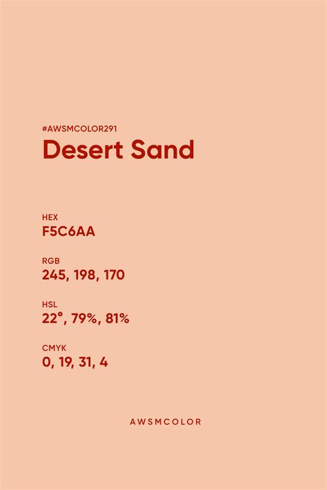 √ Sand Hex Color