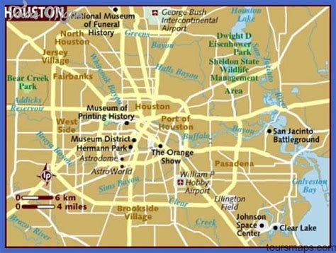 Houston Map Tourist Attractions - ToursMaps.com