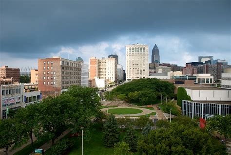 Looking Downtown from Cleveland State University Campus | Flickr ...