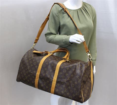 Louis Vuitton Bag Keepall Bandouliere 55 Monogramming | Paul Smith