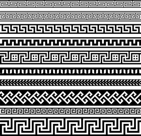 Black simple border vector set 01 free download