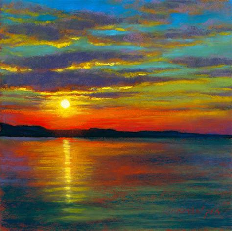 Rita Kirkman's Daily Paintings: Sunset #51