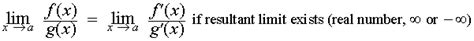 L'hopital's Rule - Calculus - Le Hopitals