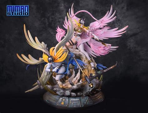 【Pre-order】The Fetters of Angemon & Angewomon - Digimon Resin Statue - MIMAN Studios