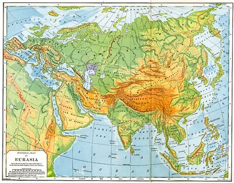 Online Maps: Asia and Europe Map