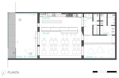 Bares y Restaurantes: 50 ejemplos en planta y sección | ArchDaily en ...