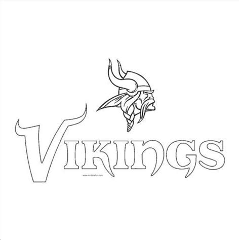 Minnesota Vikings Coloring Page