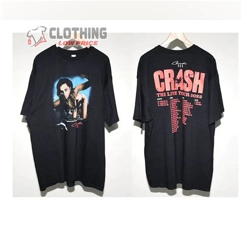 Charli Xcx Crash Tour 2022 Merch, Hot In It Charli Xcx Tour T-Shirt ...