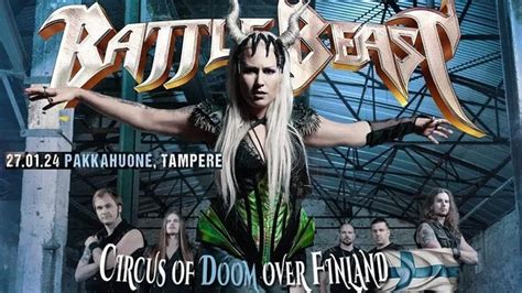 BATTLE BEAST LIVE Circus of Doom Over Finland Tour, Pakkahuone, Tampere 27.1.2024 *FULL SHOW ...