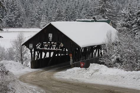 Happy Corner Bridge PITTSBURG NH | Covered bridges, Road bridge, New ...