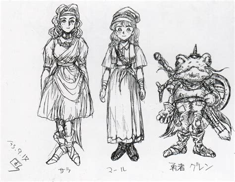 Check out these rare CHRONO TRIGGER concept arts from 1993 (before Akira Toriyama) Square Enix ...