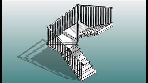 Everyday Revit (Day 287) - U Shape Stairs with Winders (Stairs by ...