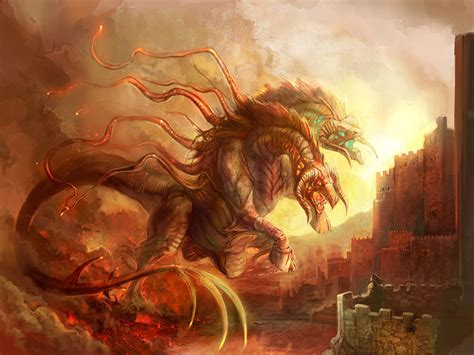 cartoon picture: Demon Dragon Wallpaper