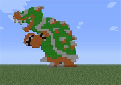 Bowser Pixel Art Minecraft Project