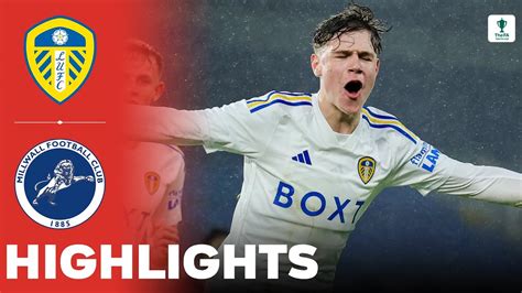 Leeds United vs Millwall | What a Game | Highlights | U18 FA Youth Cup ...