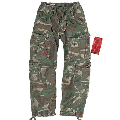 MENS ARMY PARATROOPER COMBAT CARGO BAGGY WORK TROUSERS PANTS WOODLAND CAMOUFLAGE | eBay