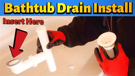 Installing A Tub Drain Assembly