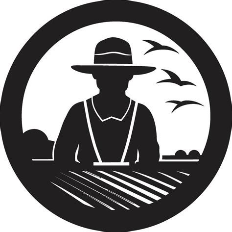 Farmstead Pride Farmer Logo Vector Agrarian Aura Emblematic Design ...