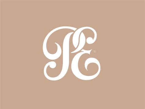 PE Monogram | Spring logo, Monogram, Art deco design graphics