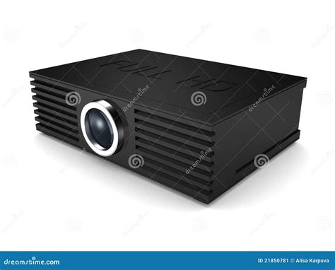 Full HD Projector. Cinema Movie Entertainment Stock Illustration - Illustration of education ...