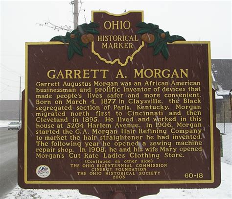 Garrett Morgan - Cleveland 101Cleveland 101