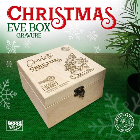 Personalised Christmas Eve Box Custom Engraved, Custom Memory Box ...