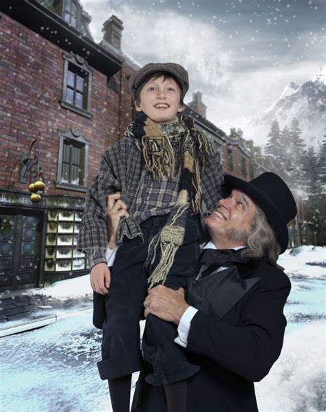 Larry Adams Stars as Scrooge and Killian Hughes is Tiny Tim in Theatre at the Center's 2013 H ...