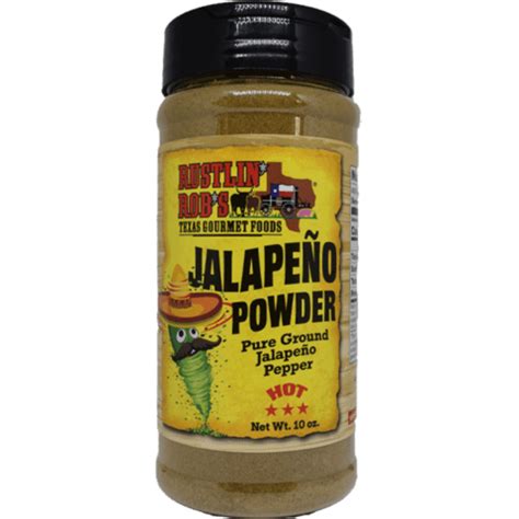 Jalapeno Powder • Rustlin' Rob's Gourmet Texas Foods