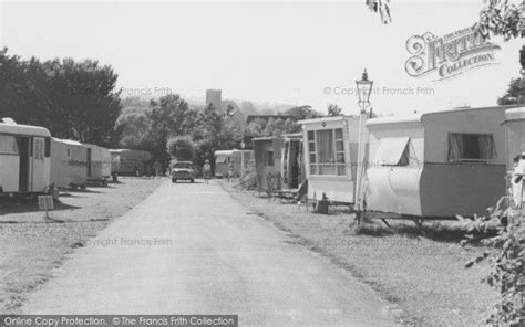 Charmouth, Seadown Caravan Park c.1965, from Francis Frith Caravan Site, Caravan Park, Trailer ...