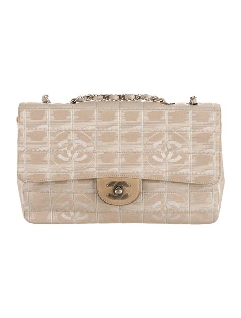 Chanel Travel Line Flap Bag - Neutrals Shoulder Bags, Handbags ...