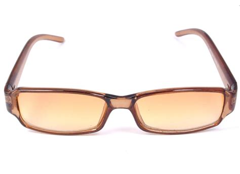 RETRO GEEK BROWN FRAME / LIGHT BROWN TINT LENS RECTANGULAR SUNGLASSES: Amazon.co.uk: Clothing