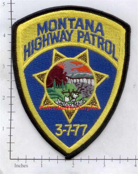 Montana - Montana Highway Patrol State Police Dept Patch – Police And ...