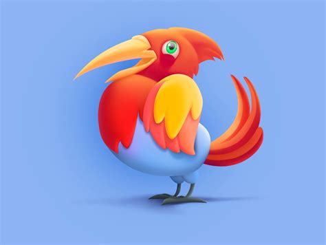 Bird concept art by Alen Ilon on Dribbble