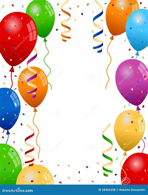 Party Balloons Background Royalty Free Stock Photos - Image: 28403298