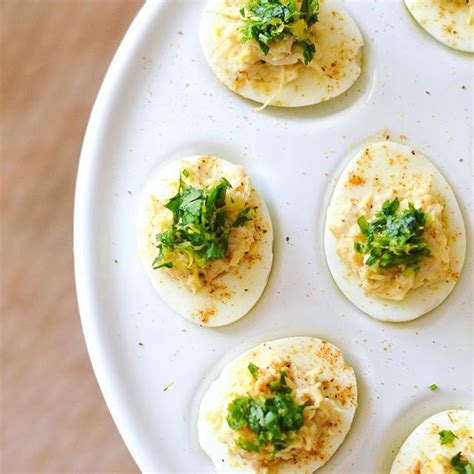 Crab Deviled Eggs by mymoderncookery | Quick & Easy Recipe | The Feedfeed