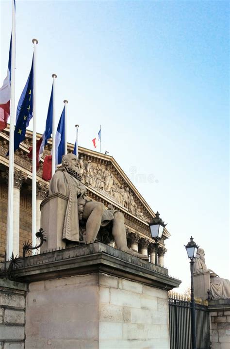 The French National Assembly, Paris, France Stock Image - Image of ...