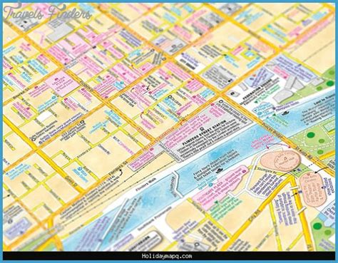 Melbourne Map Tourist Attractions - TravelsFinders.Com