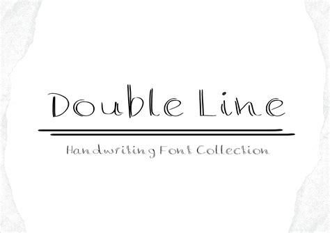 Double Line Font - font.miraikun.sbs