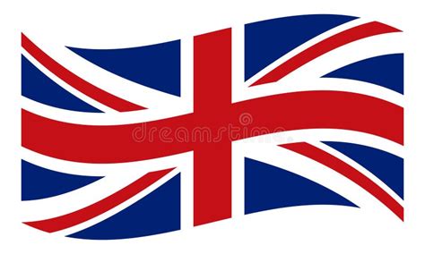 Great Britain, United Kingdom Flag. UK Flag Icon. Waving Flag of United Kingdom Stock ...