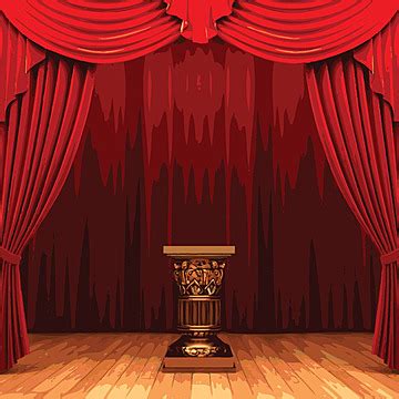 Vector Red Velvet Curtain Stage Background Open Lyric Vector, Background, Open, Lyric PNG and ...